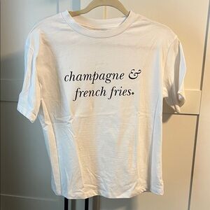 Kate Spade White Graphic Tee